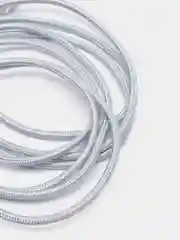 Серебряный usb кабель магнитный Quick Charge 3.0 быстрый заряд с передачей данных, 2-х метровые