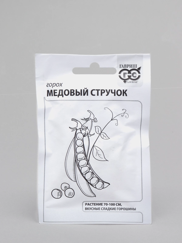 Семена Горох сахарный "Медовый стручок" набор 1, 5, 10 уп