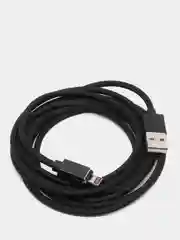 Черный usb кабель магнитный Quick Charge 3.0 быстрый заряд с передачей данных, 2-х метровые
