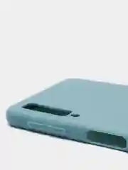 Зеленый чехол для Samsung Galaxy A7 2018, А750 (Самсунг Галакси А7), прозрачный
