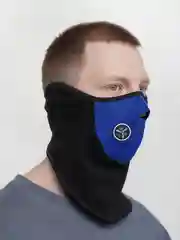 Синий балаклава флисовая, шапка, снуд, хомут, шарф унисекс