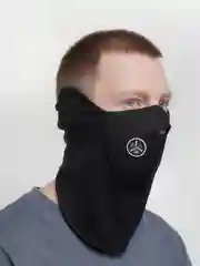 Черный балаклава флисовая, шапка, снуд, хомут, шарф унисекс
