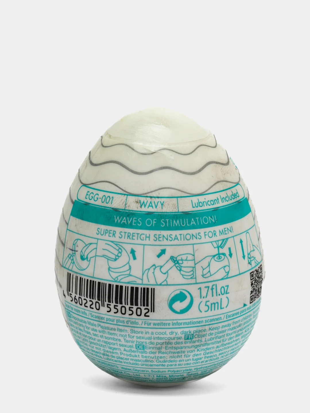 Стимулятор-яйцо "Wavy" Tenga EGG