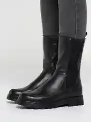 Сапоги женские, демисезонные, кожаные, Юничел