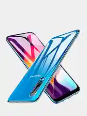 Плотный чехол Samsung A20S 1.5мм силикон прозрачный