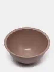 Светло-коричневый миска салатник с крышкой