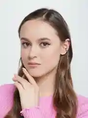 Сиреневый серьги кресты