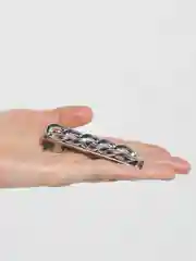 Серебряный заколка для волос