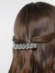 Серебряный заколка для волос