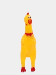 Игрушка КУРИЦА пищалка, курочка антистресс