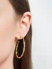 Серьги женские бижутерия, сережки кольца