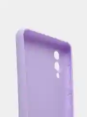 Лавандовый чехол Samsung Galaxy A02 (2021), силиконовый