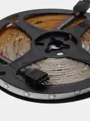 Серебряный светодиодная многоцветная лента RGB, с пультом, 5 м