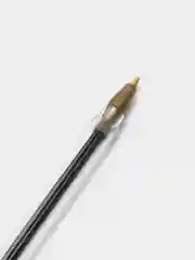 Набор ручек шариковых (5шт), стержень синий, корпус прозрачный с синим колпачком