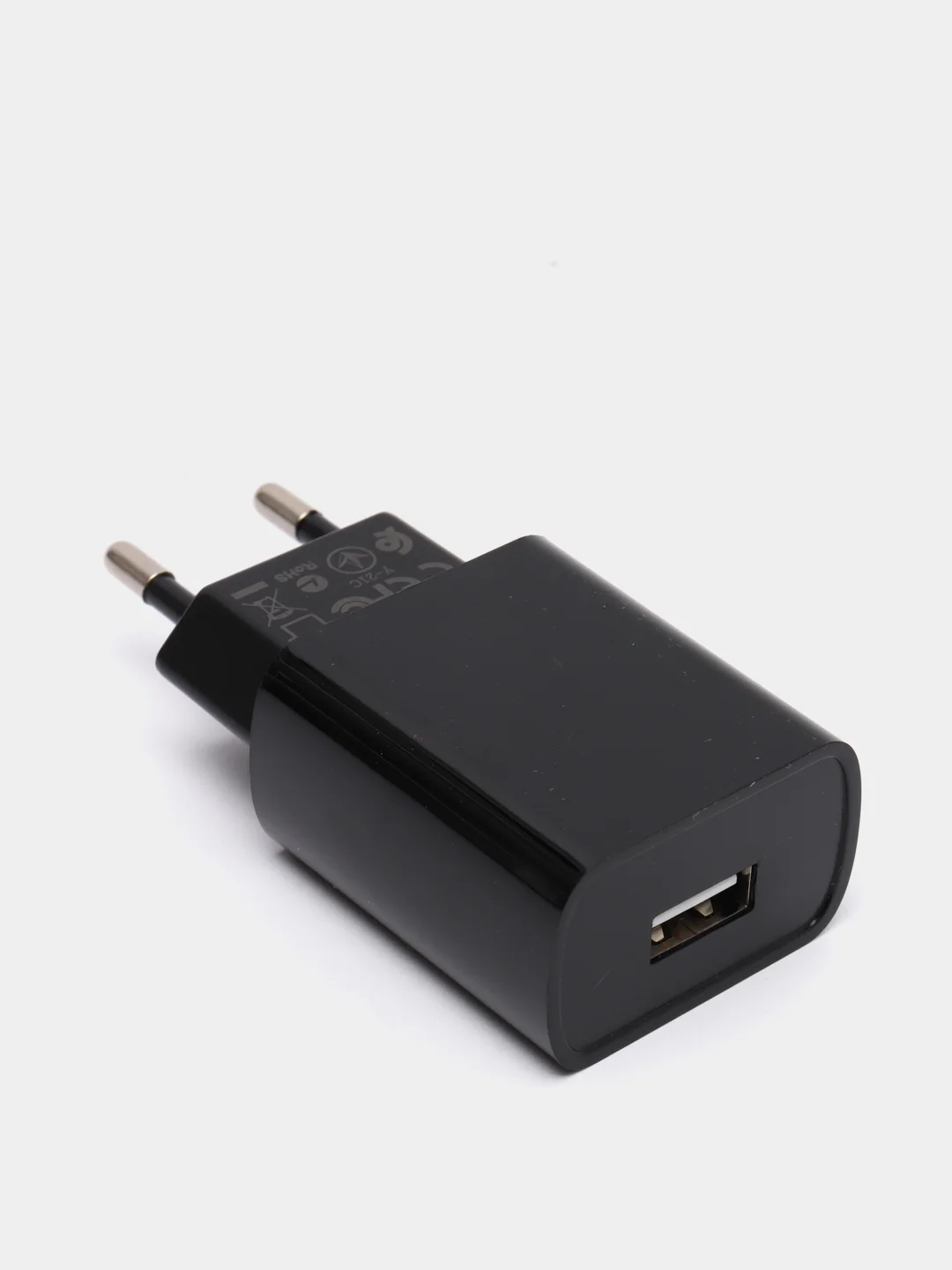 Черный сетевое зарядное устройство Borofone BA20A, 1 x USB до 2.1 А