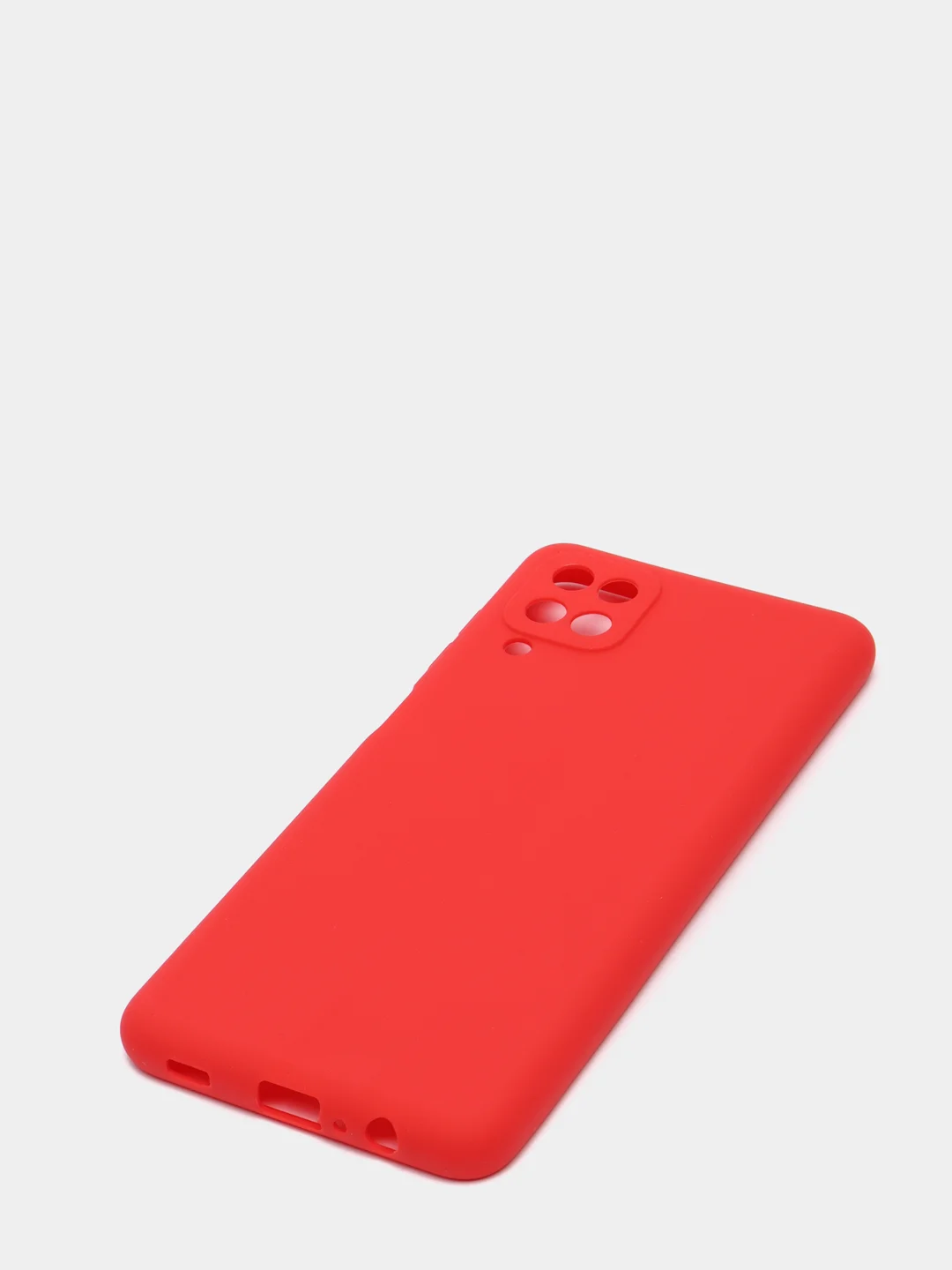 Красный чехол Samsung Galaxy A12 / M12, силиконовый