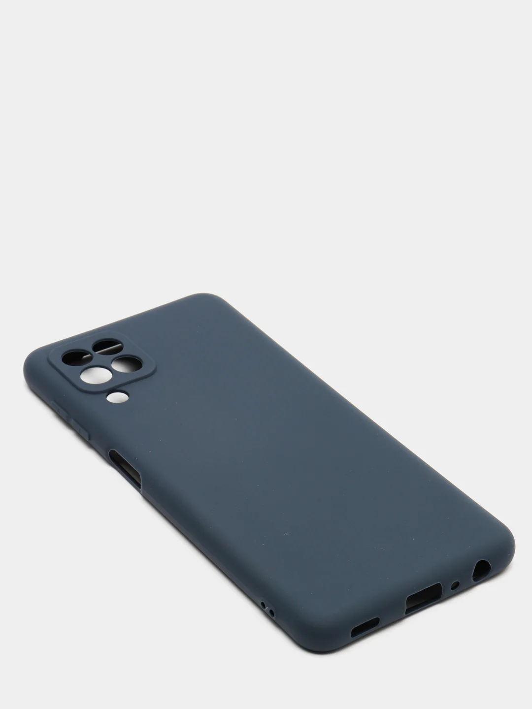 Темно-синий чехол для Samsung Galaxy A22 / M32 / M22 силиконовый
