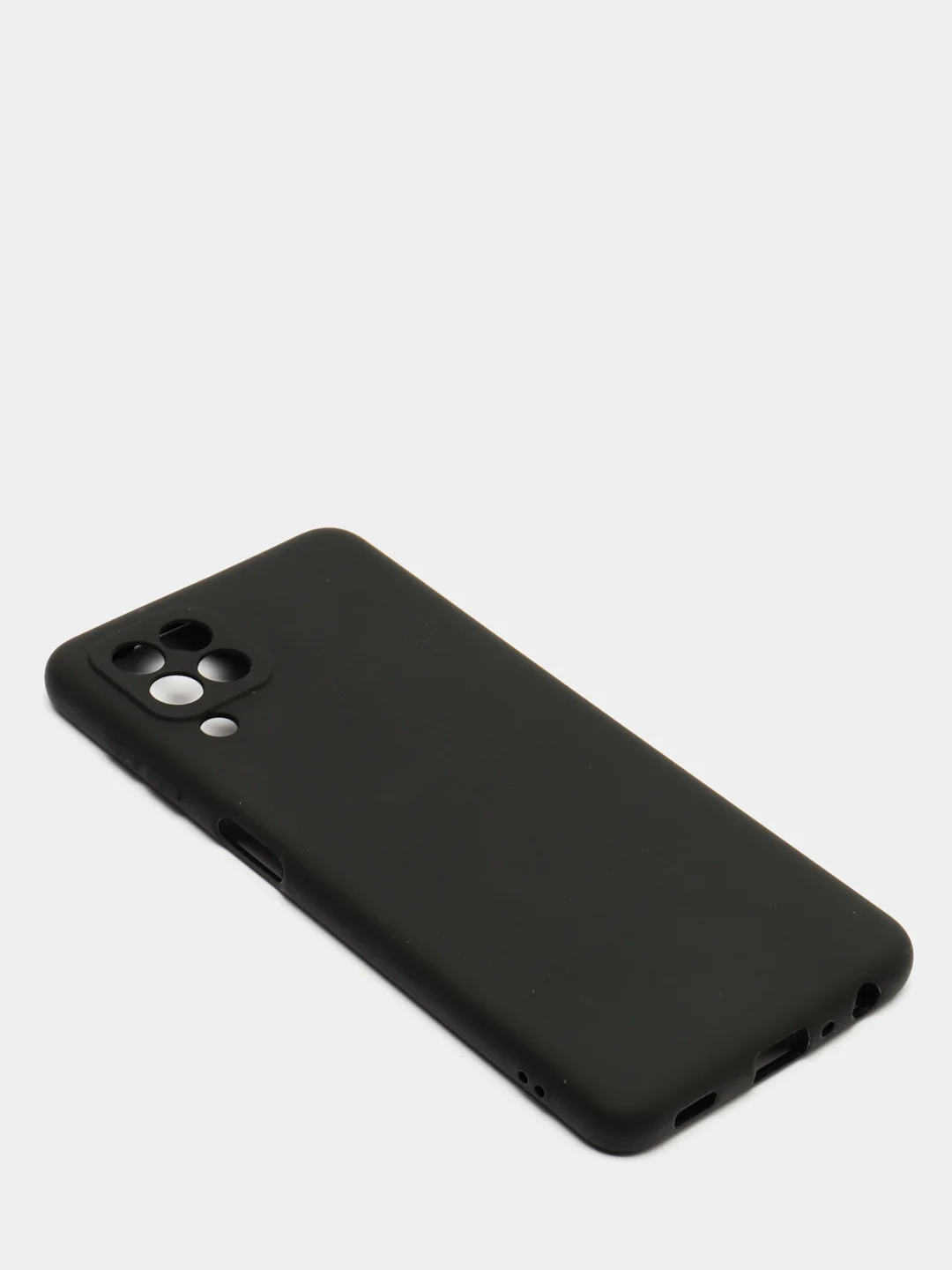 Хром чехол Samsung Galaxy A22, M22, M32, Самсунг Галакси А22, М22, М32 черный силиконовый