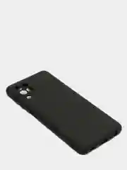 Хром чехол Samsung Galaxy A22, M22, M32, Самсунг Галакси А22, М22, М32 черный силиконовый