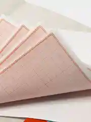Бумага масштабно-координатная, А4, 10 листов, Calligrata, оранжевая сетка