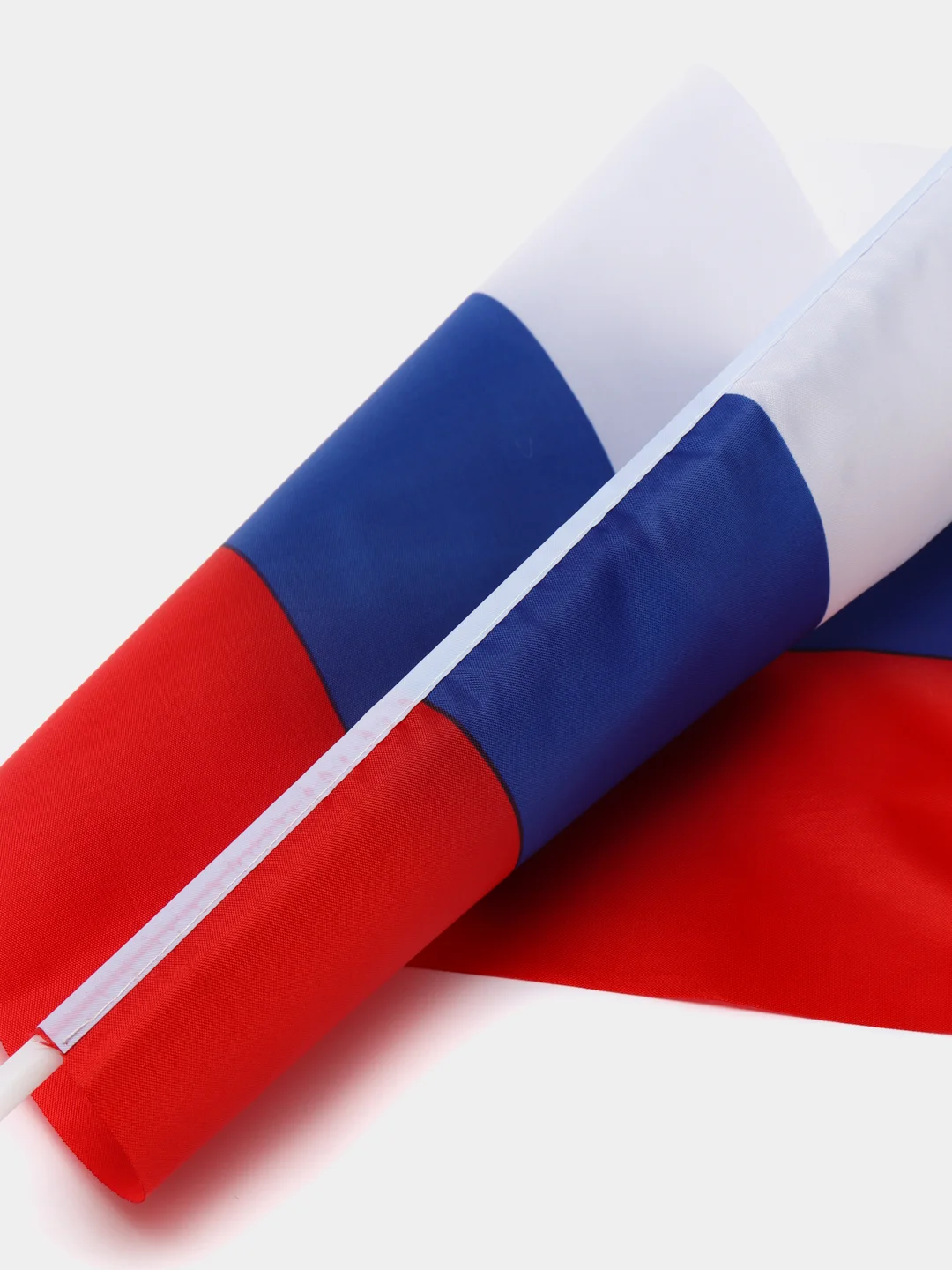 Флаг России 30 х 45 см, шток 60 см, полиэстер