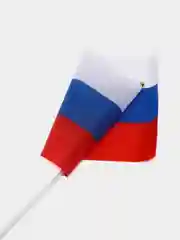 Флаг России, 20х28 см, шток (40 см) , полиэстер
