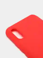 Красный силиконовый чехол для Xiaomi Redmi 9A (Сяоми Редми 9А), прозрачный