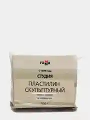 Белый пластилин скульптурный "Студия", твердый