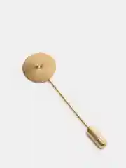 Золотой основа для броши, бутоньерки с фиксатором и основой, 3 штуки