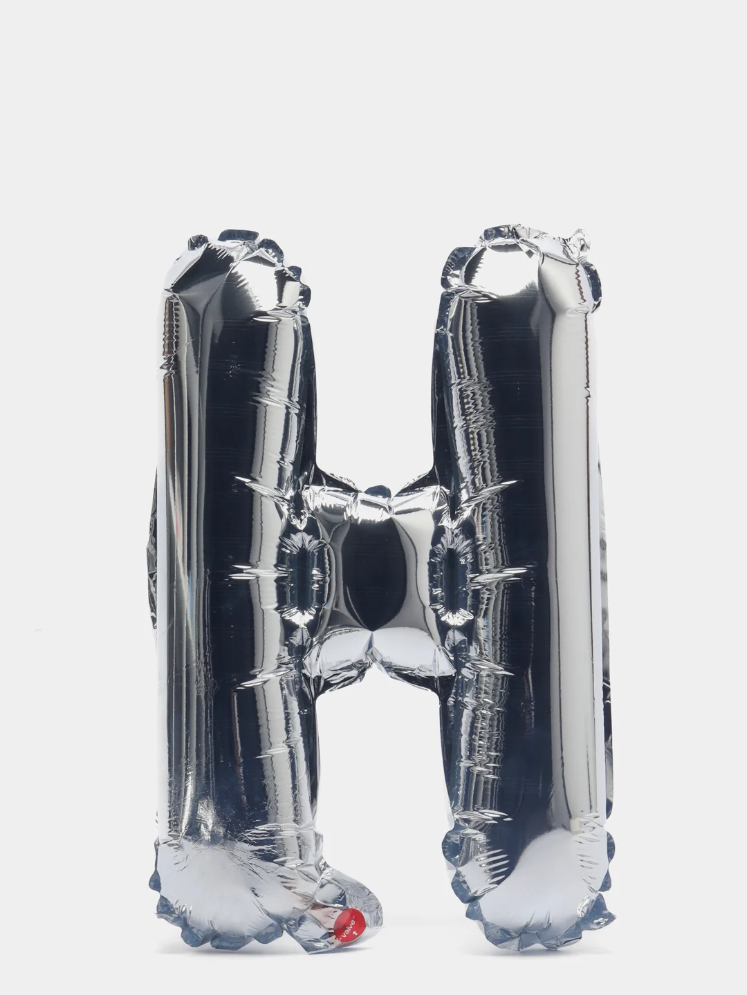 Серебряный шары "Happy Birthday"