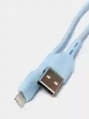 Голубой зарядка / Кабель зарядный LENYES LC939 (Micro-USB/Type-C/Lightning) для Android и iPhone