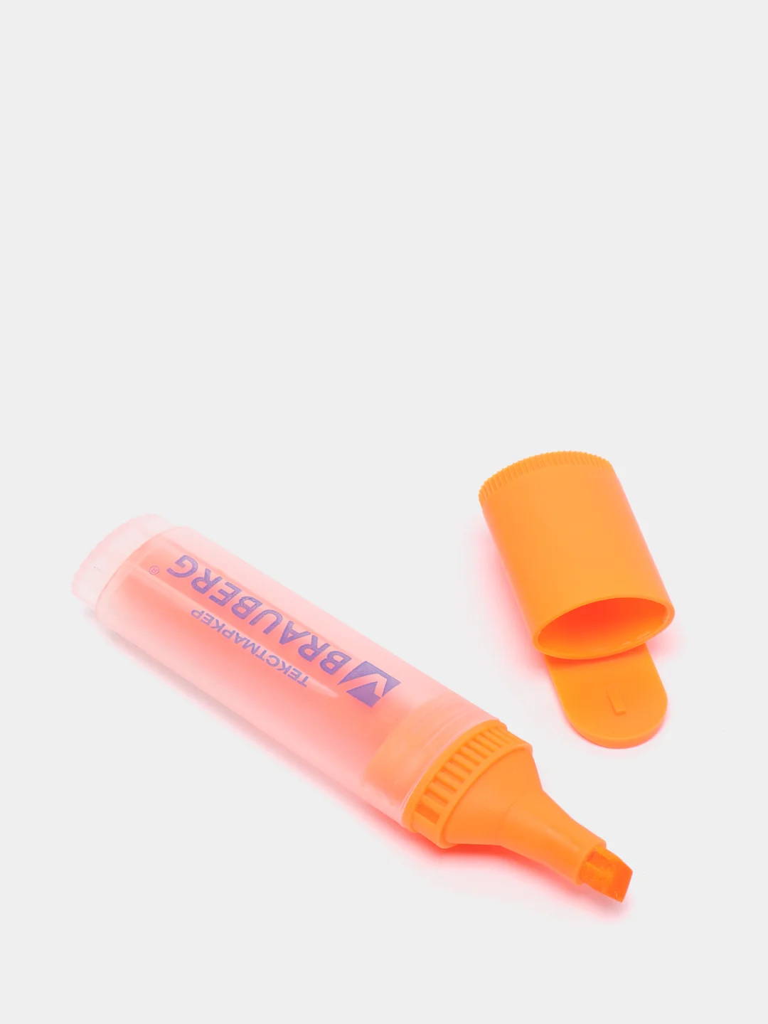 Текстовыделитель BRAUBERG "FLUO", ОРАНЖЕВЫЙ, линия 1-5 мм