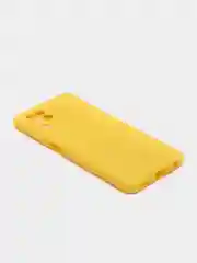 Желтый силиконовый чехол Samsung Galaxy A22 4G, M32, M22 (Самсунг Галакси А22, М32, М22) прозрачный