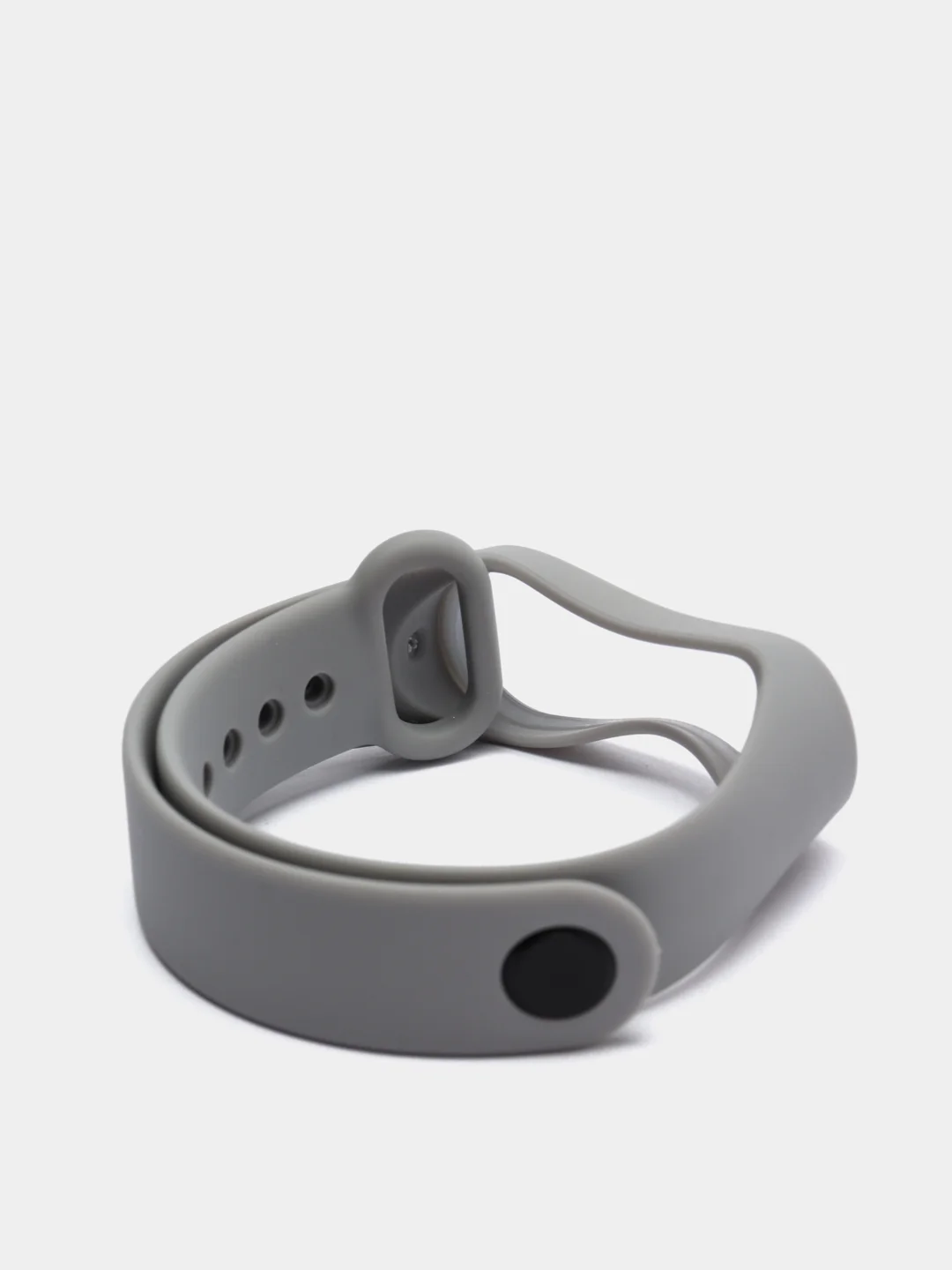 Серый силиконовый ремешок для Xiaomi Mi Band 3, Mi Band 4