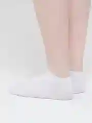 Носки женские короткие однотонные, белые