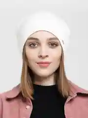 Белый женская шапка "Ромео"
