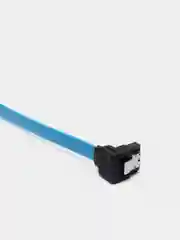 Голубой кабель SATA - SATA угловой для подключения HDD, SSD