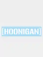 Наклейка "HOONIGAN" на стекло или кузов авто