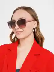 Пудровый солнцезащитные очки
