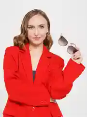 Пудровый солнцезащитные очки