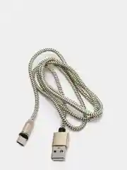 Золотой кабель для зарядки X-cable, магнитный, 2.1 А, 360 + магнитный коннектор-разъем