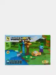 Аметистовый детский конструктор рыцари, конструктор minecraft