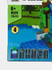 Аметистовый детский конструктор рыцари, конструктор minecraft