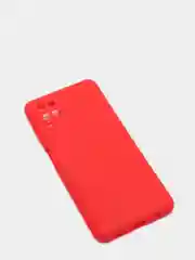 Алый чехол Samsung Galaxy A12, M12 (Самсунг Галакси А12, М12), силиконовый, цветной, матовый