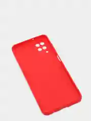 Алый чехол Samsung Galaxy A12, M12 (Самсунг Галакси А12, М12), силиконовый, цветной, матовый