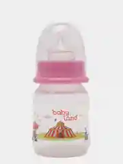 Розовый бутылочка Baby Land 80мл с силиконовой анатомической соской Air System