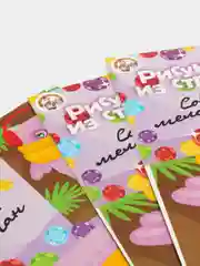 Рисунок из страз "Сова-меломан"