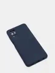 Индиго чехол Samsung Galaxy A12, M12 (Самсунг Галакси А12, М12), силиконовый, цветной, матовый