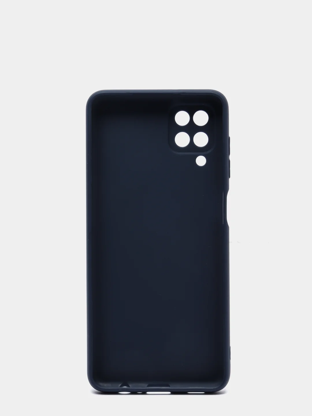Индиго чехол Samsung Galaxy A12, M12 (Самсунг Галакси А12, М12), силиконовый, цветной, матовый