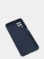 Индиго чехол Samsung Galaxy A12, M12 (Самсунг Галакси А12, М12), силиконовый, цветной, матовый